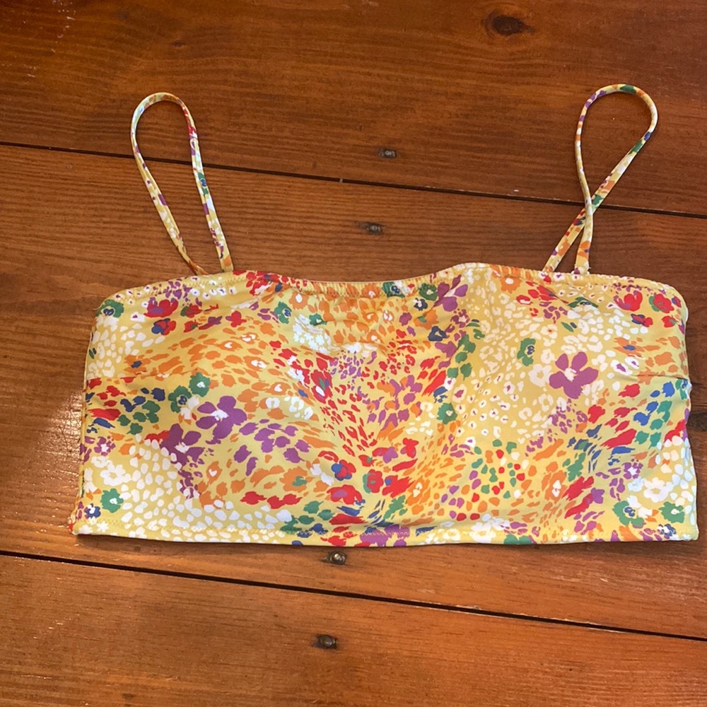 Rhythm bandeau bikini top. Worn ONCE!